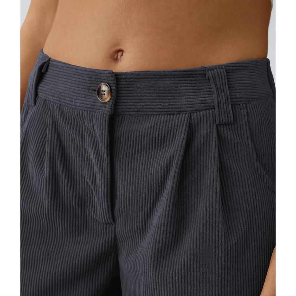 NWT Halara Mid Rise Corduroy Casual Pants Size Small - Picture 7 of 11